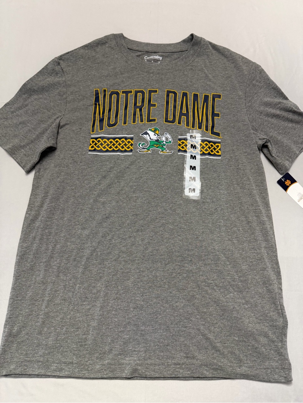 Notre Dame Gray Short-Sleeve Fan Tee by Champion